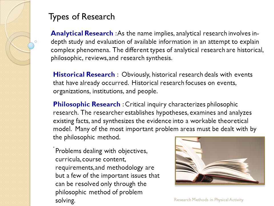 Different Types of Research Designs